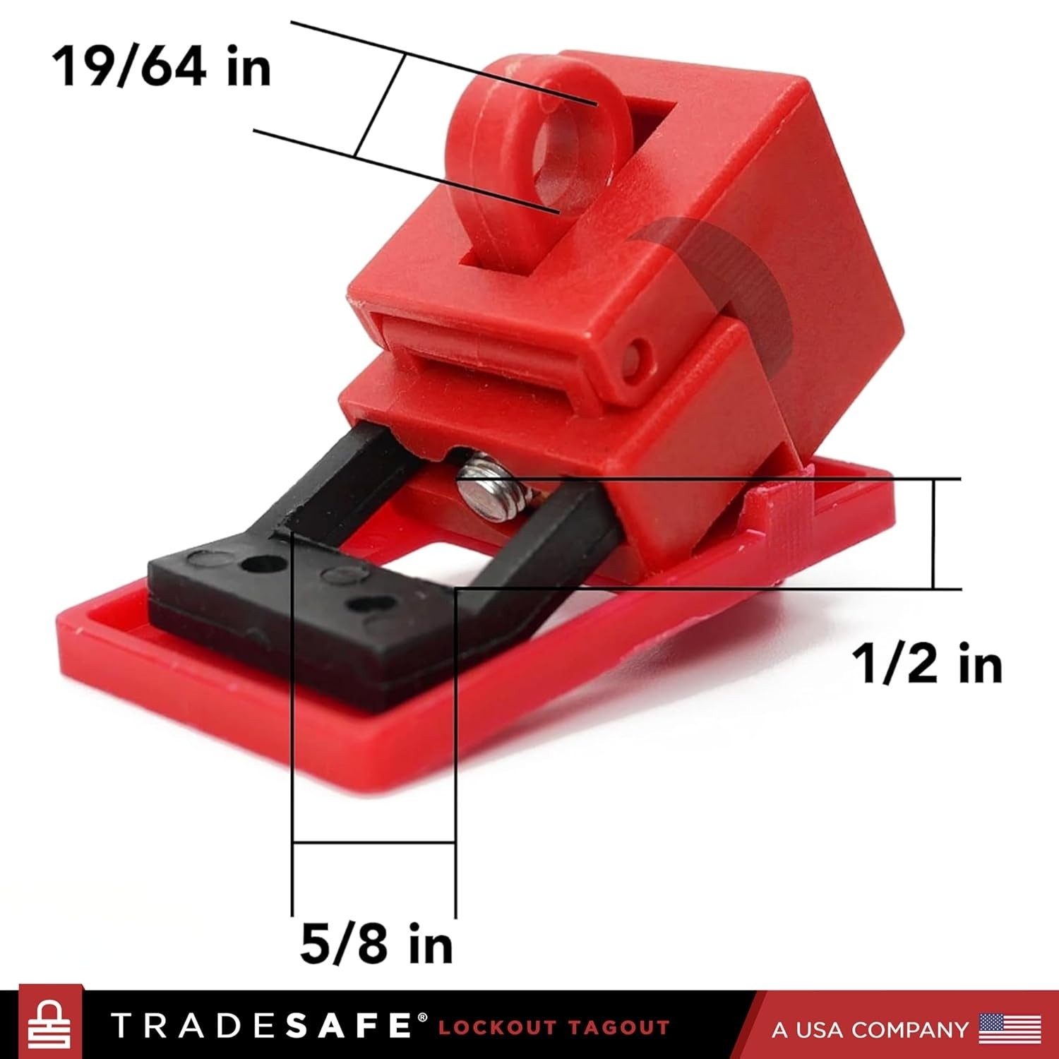 10 Pack Single Pole Circuit Breaker Lock – OSHA Compliant Safety Tools