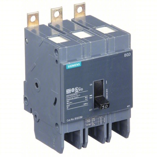 Siemens BQD350 3 Pole 50 Amp 480V Circuit Breaker New In Box