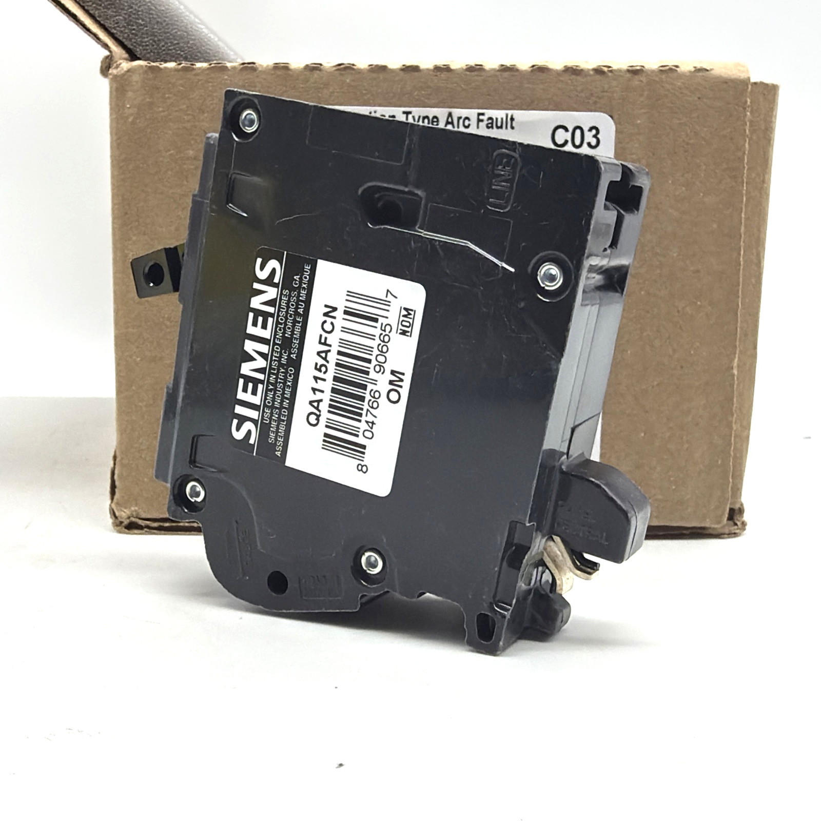 Siemens QA115AFCN 15A 1-Pole AFCI Arc Fault Plug-On Neutral Breakers Pack 10 NEW