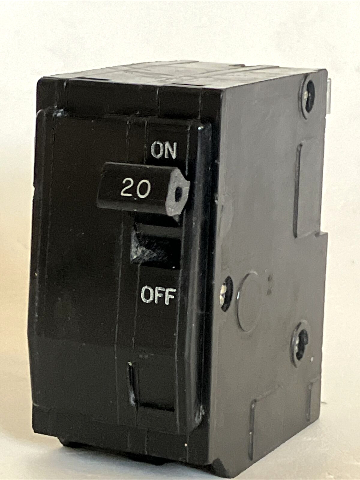 Square D QO220 2P 20A 240V Circuit Breaker Black Face 4 Prong mount