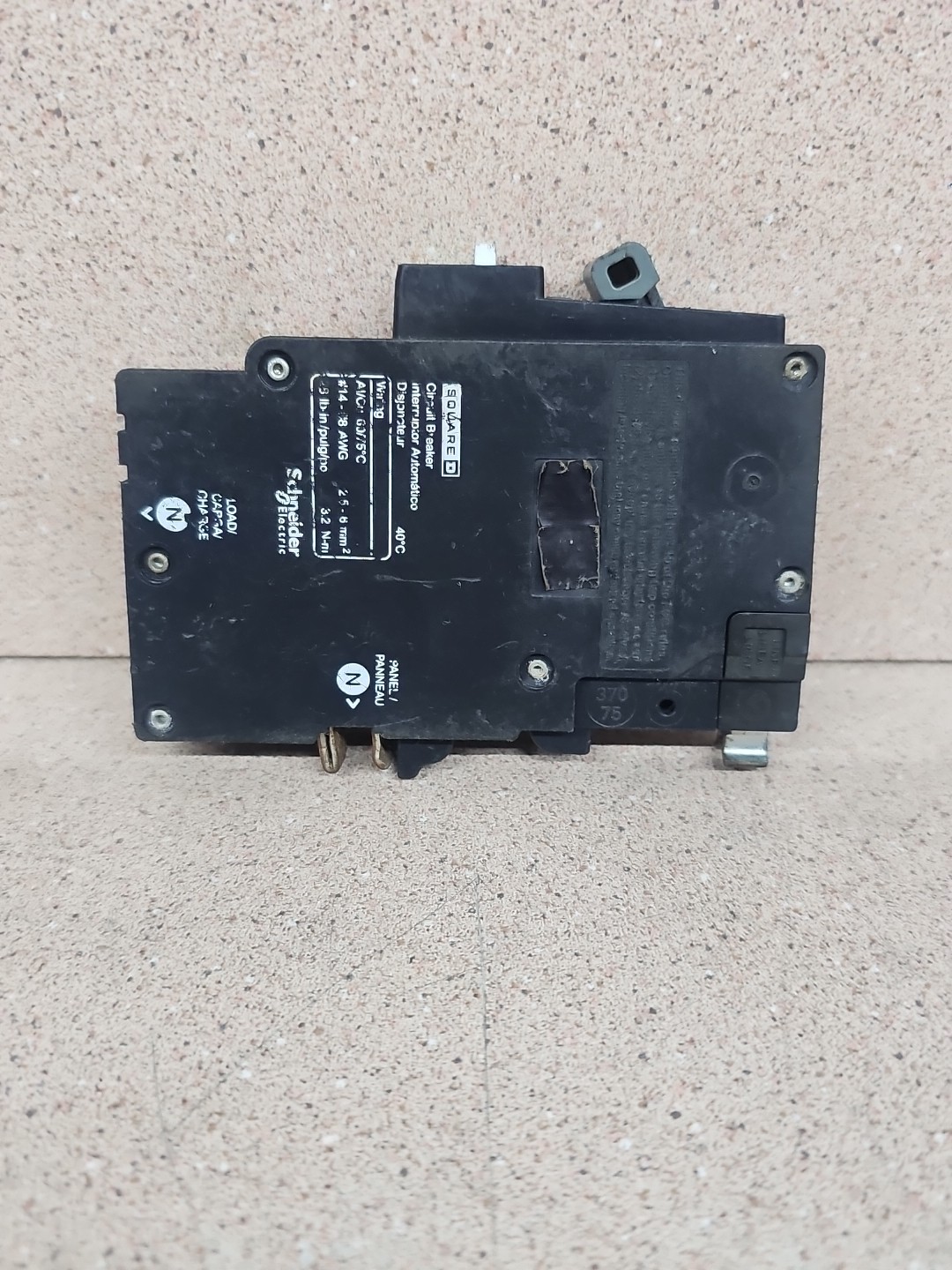Square D QO115PAF -15A – AFCI Combination Circuit Breakers~ Arc Fault