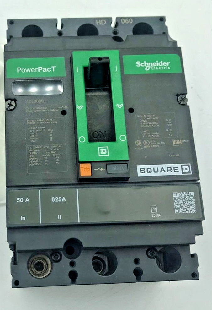 Square D HJL36050 50A 600V 3P PowerPac Schneider Electric