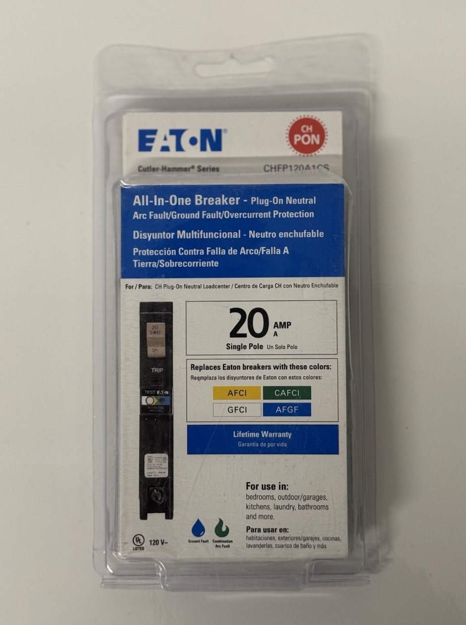 Eaton CHFP120A1CS 20A All-In-One Breaker