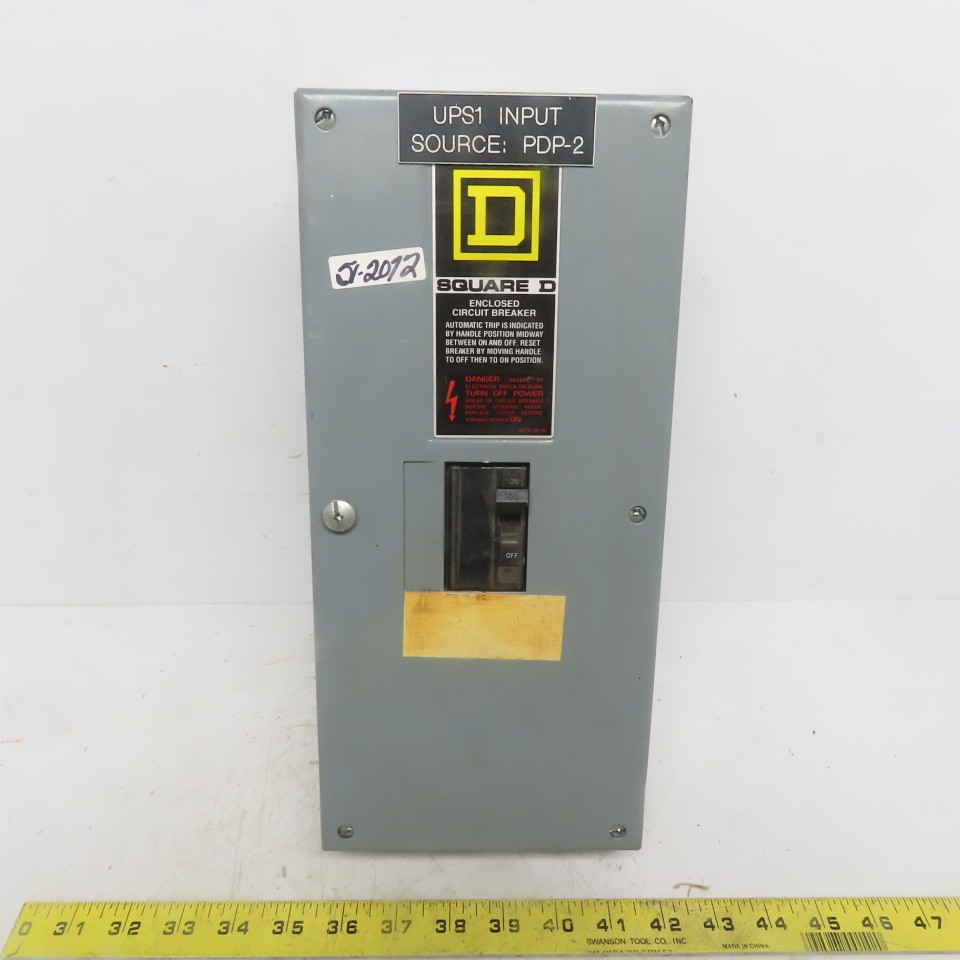 Square D QO2100BN Circuit Breaker Enclosure 100A 120/240V Single Phase 3W
