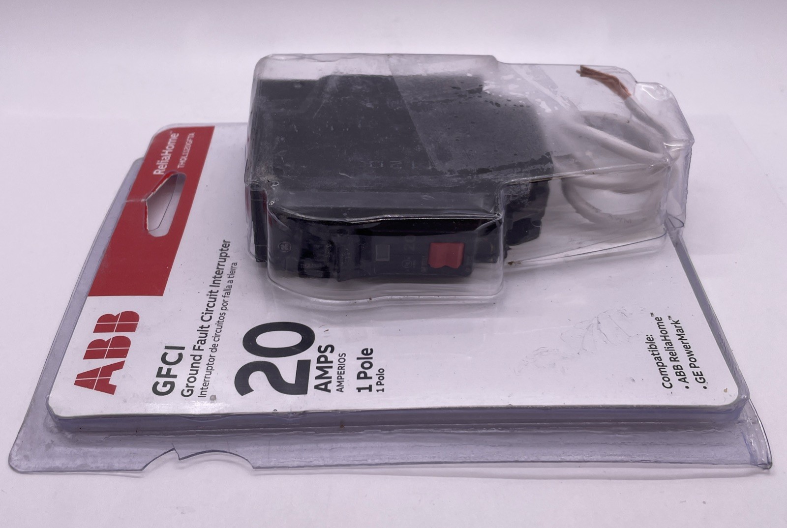 ABB Reliahome THQL1120GFTA 20A Ground Fault GFCI Circuit Breaker